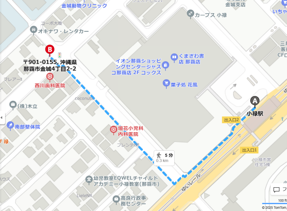 那覇空港から近いオキナワレンタカーまでゆいレールに乗ってみよう
